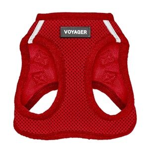 Voyager Step-in Air Dog Harness All Weather Mesh RED Size LARGE New!